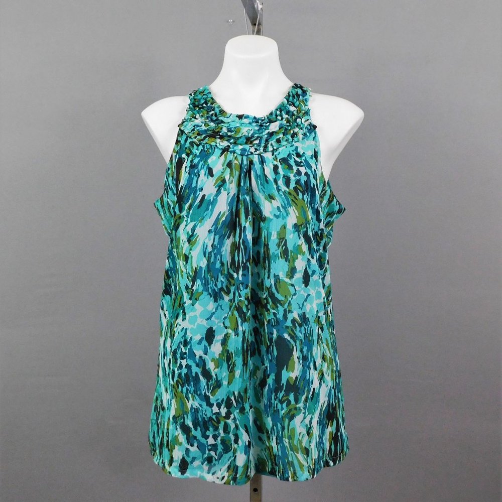 New Directions Women Shirt‎ Green Multi M